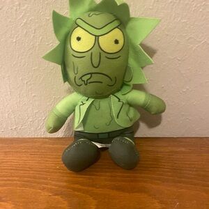 Adult Swim Rick And Morty Toxic Green Rick Plush Collectible